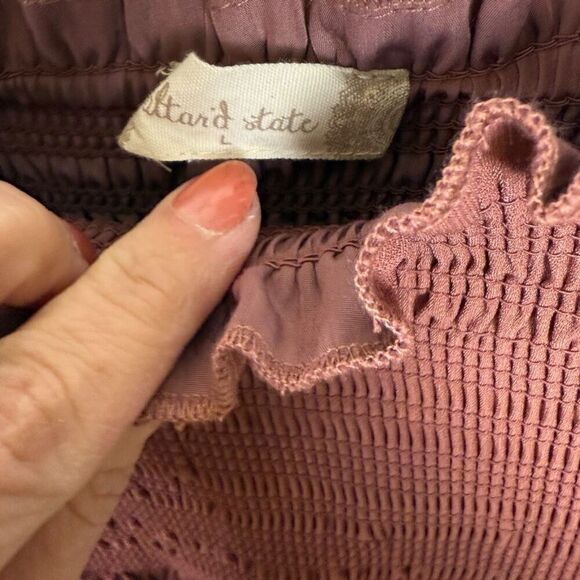 Altar’d State Ruched Ruffle Mini Dress NWT - Picture 8 of 8